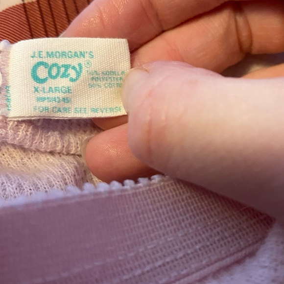 Cozy Pale Pink Long John Set size XL - Picture 5 of 6